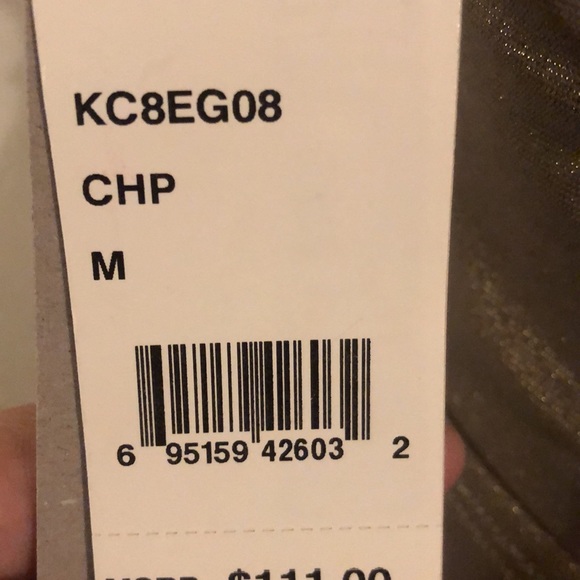 Kenneth Cole New York, gold swimsuit, tummy toner, size medium - Picture 5 of 5